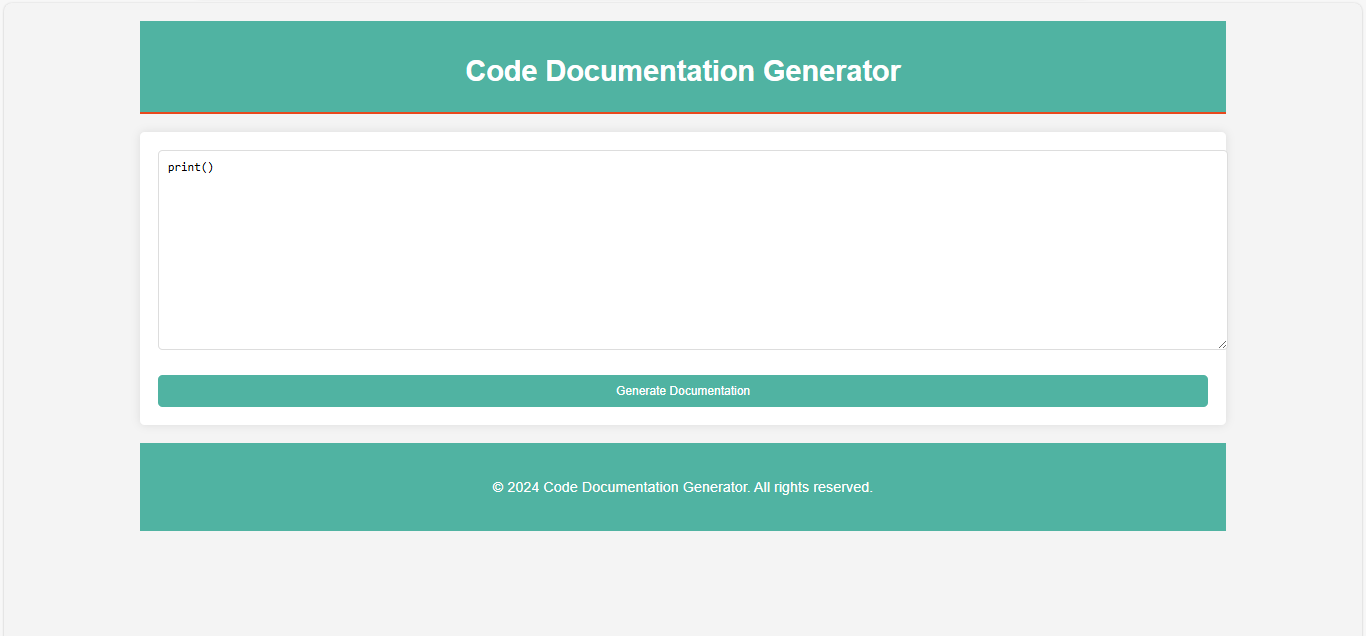 Code Documentation Writer Using Gemini API